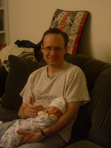 Nathan and Isabella, two days old.
